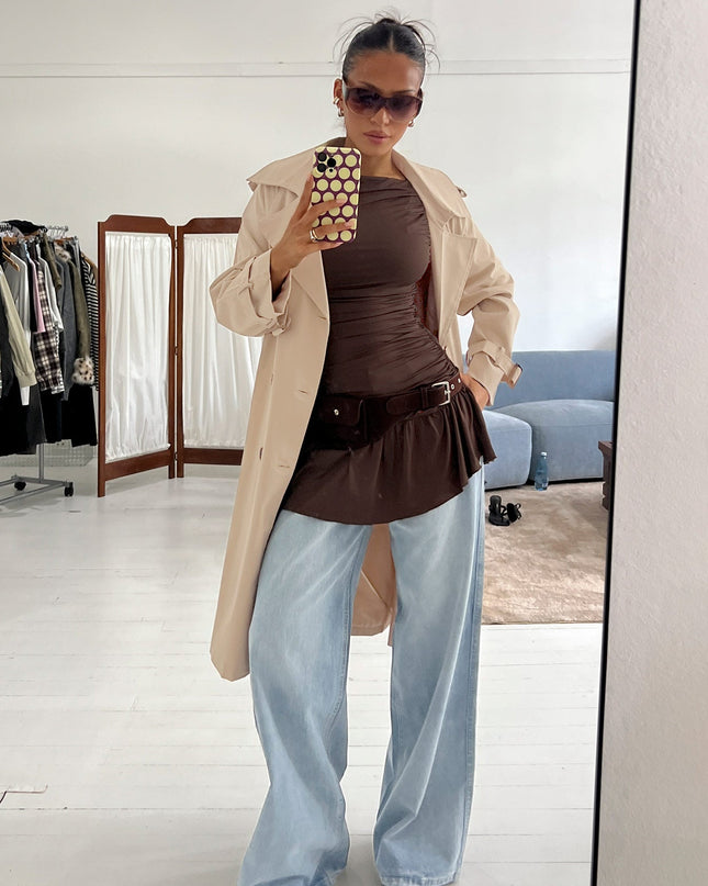 Westwind Trench Coat Natural