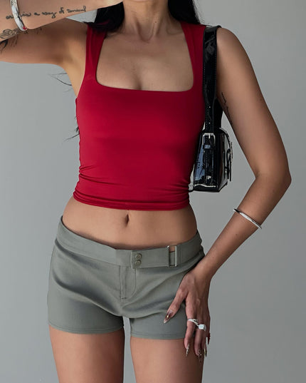 Back In Time Top Red