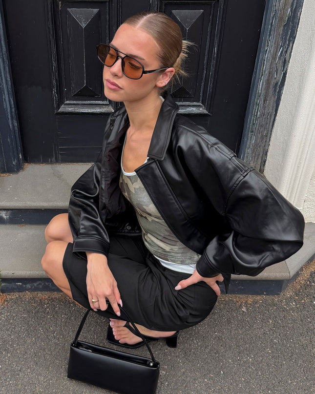 Kenny Bomber Jet Black