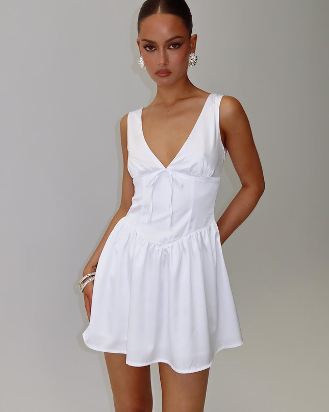 Soul Shining Mini Dress White