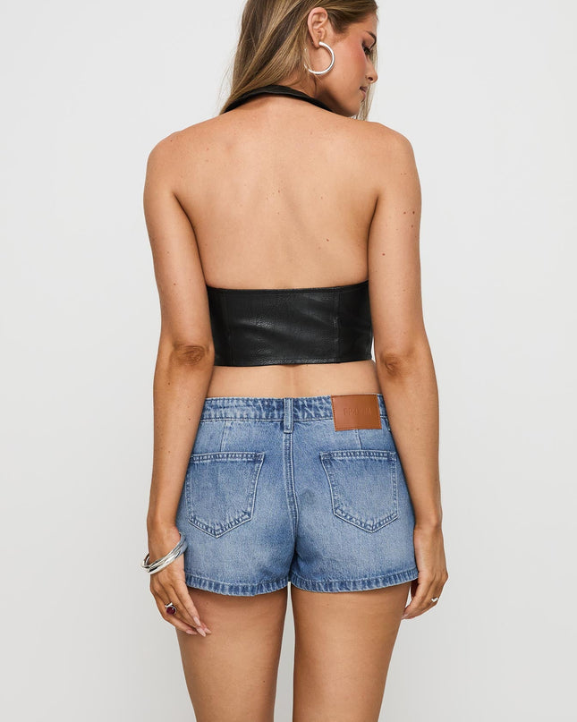 Symphony Denim Skort Mid Wash