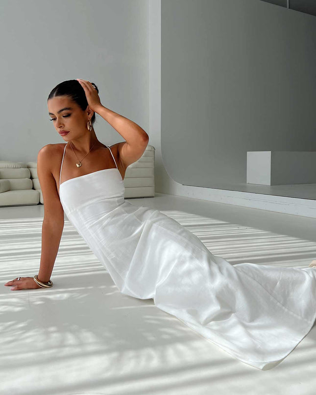 Brightwell Maxi Dress White