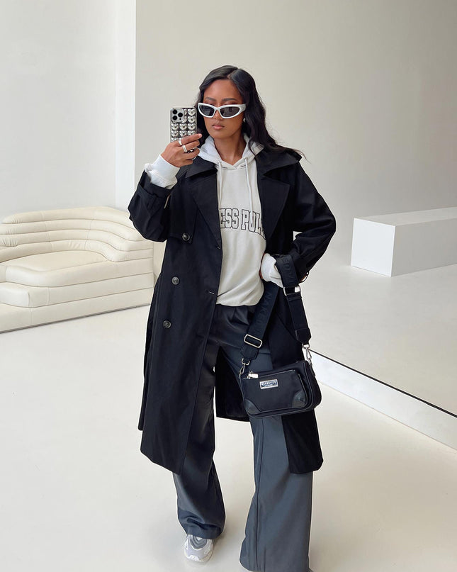 Westwind Trench Coat Black