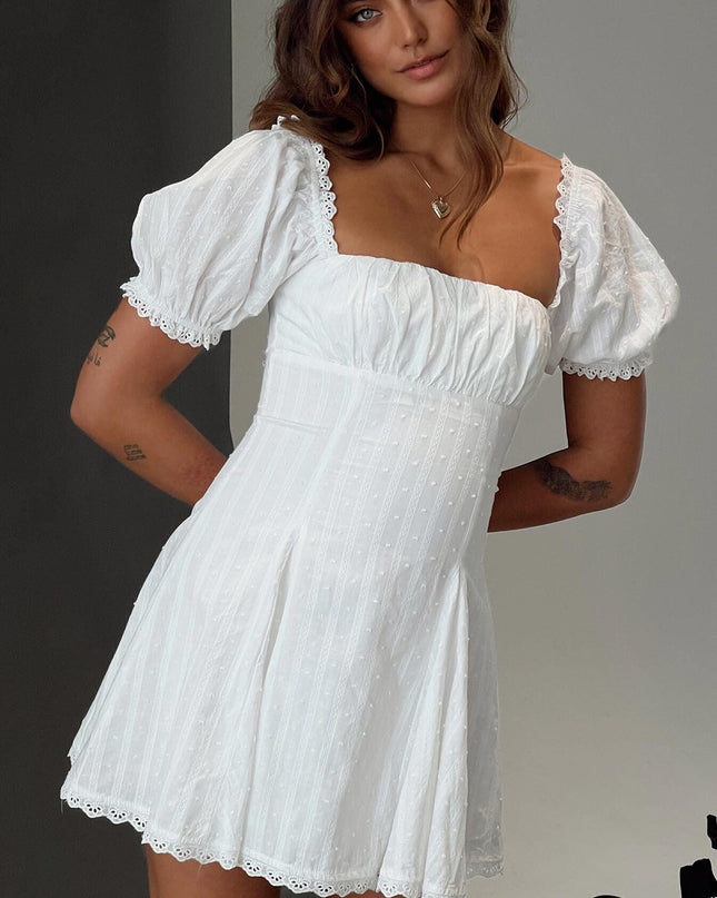 Rabatia Mini Dress White
