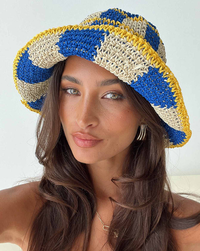 Count Me In Crochet Bucket Hat Multi
