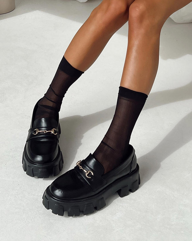Penny Lane Loafers Black