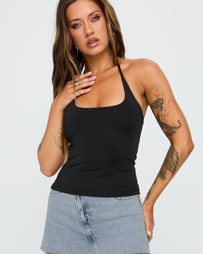 Ezekiel Nylon Top Black