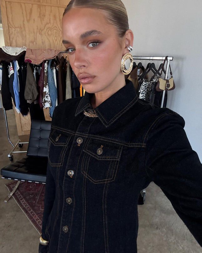 Rider Denim Jacket Dark Denim