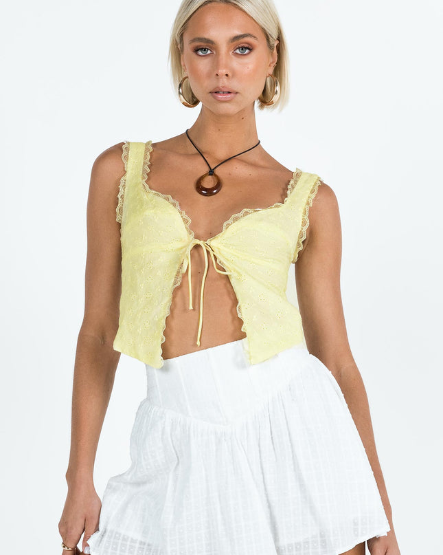 Merrelle Top Lemon