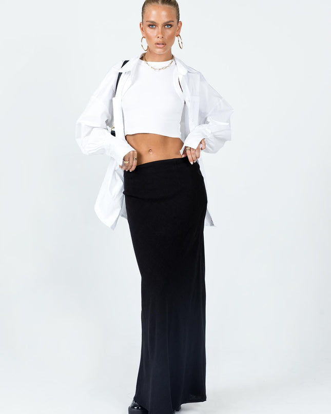 Jodie Maxi Skirt Black
