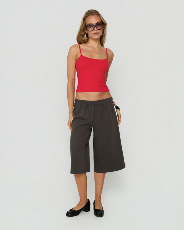 Sayllor Longline Sweat Shorts Iron Grey