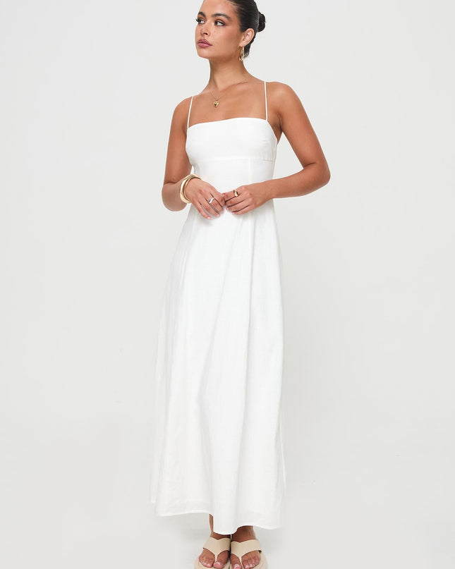 Brightwell Maxi Dress White