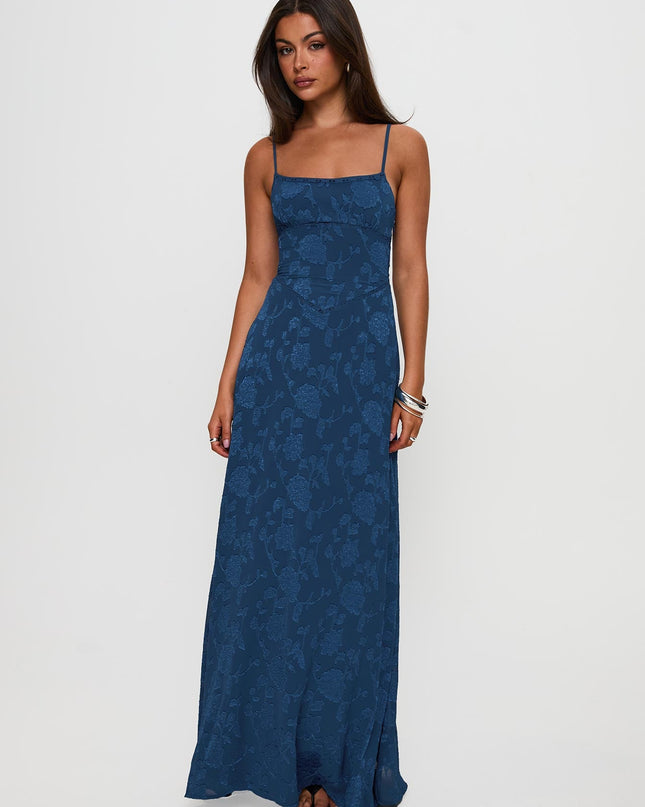 South Of France Maxi Dress Navy