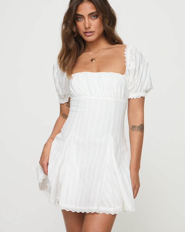 Rabatia Mini Dress White