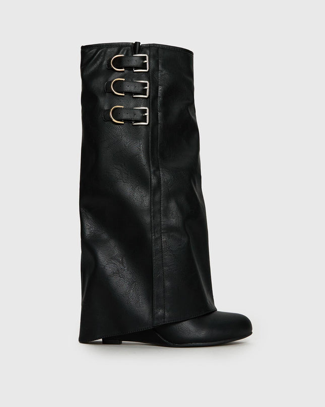Ritz Knee High Boots Black