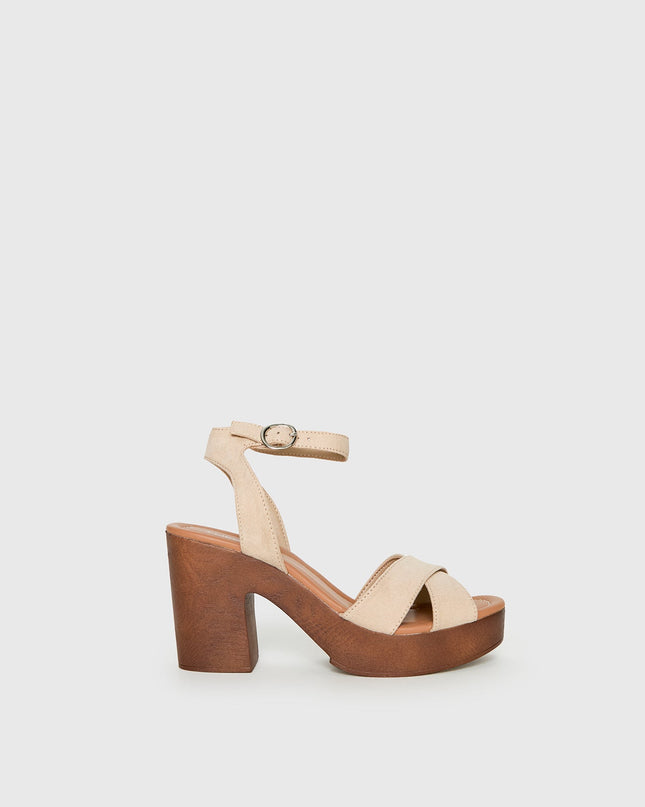 Therapy Camellia Heels Cashew
