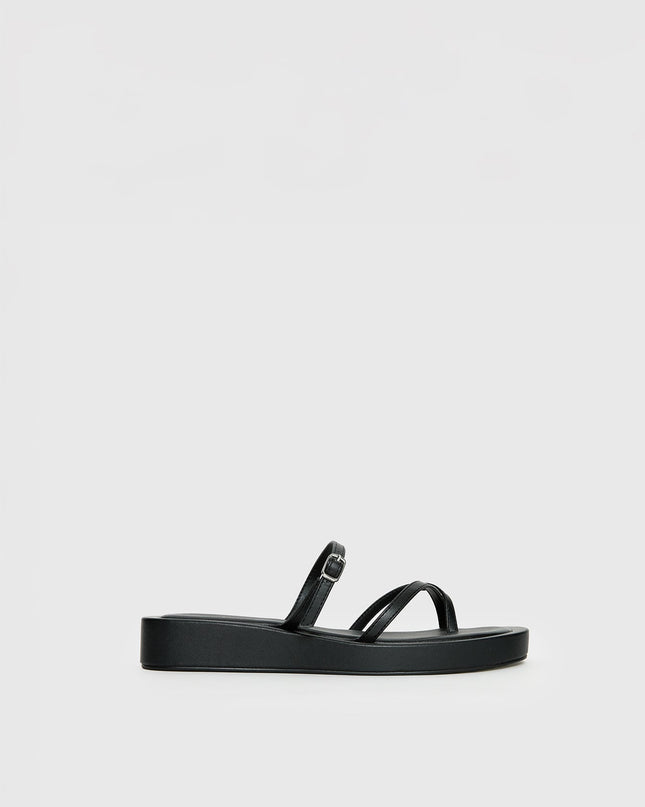 Riki Mini Belt Sandals Black