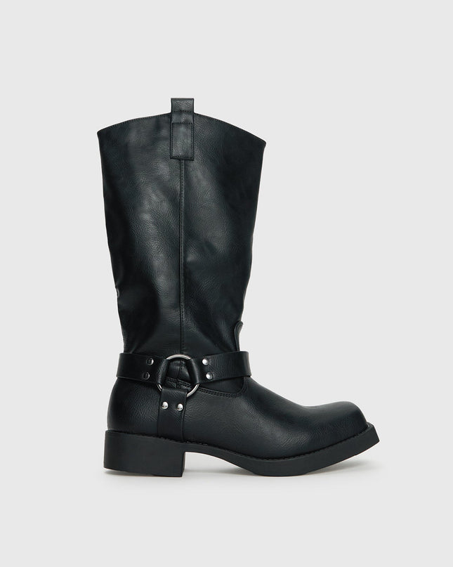 Wrecked Western Boots Black