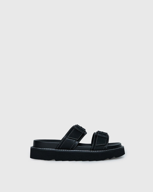 Ma Belle Sandals Contrast Stitch