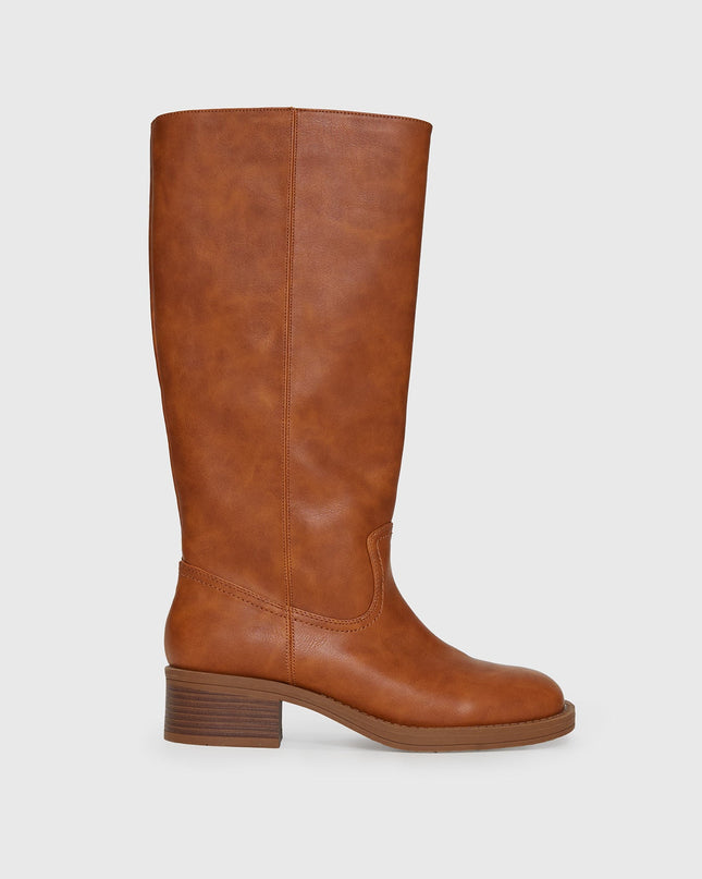 Madisson Knee High Boots Brown