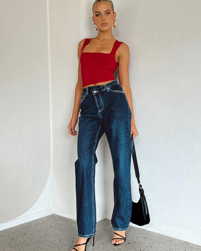 Back In Time Top Red