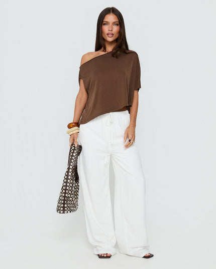 Parklea Linen Blend Pants White
