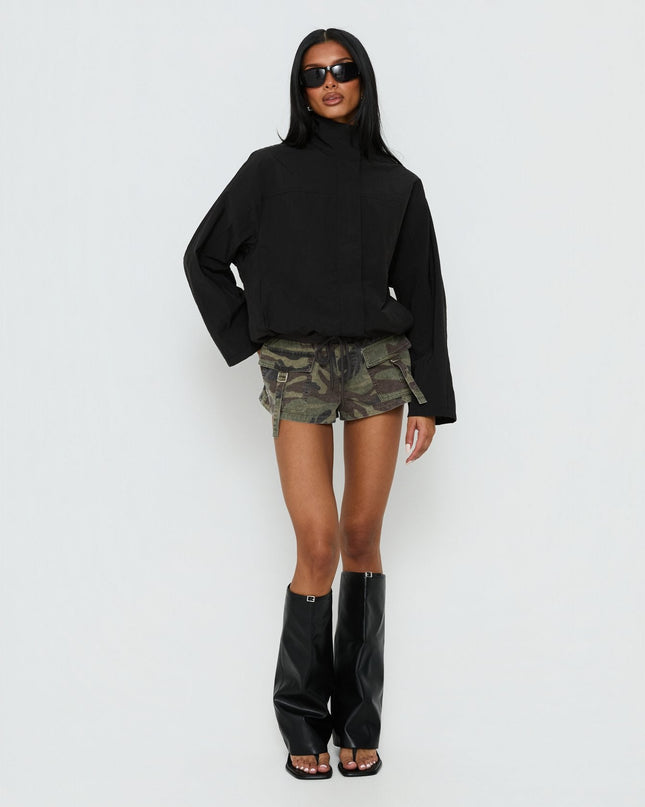 Shoreline Windbreaker Jacket Noir