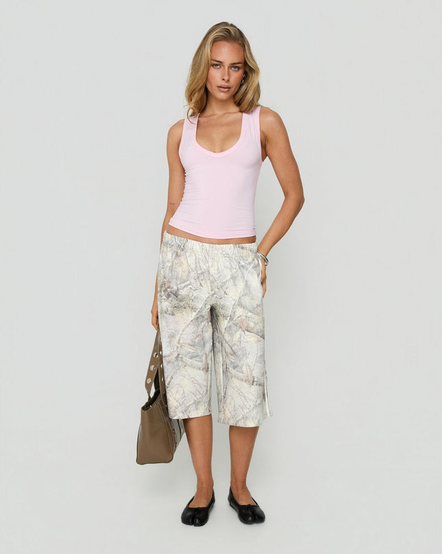 Sayllor Longline Sweat Shorts Camo