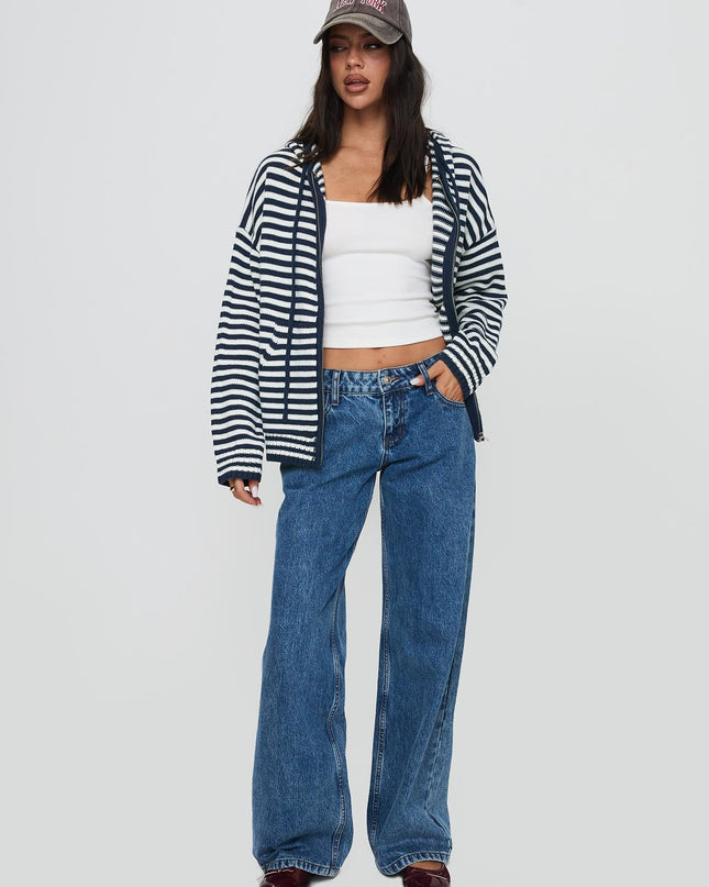 Brienna Zip Jacket Navy