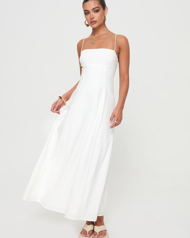 Brightwell Maxi Dress White