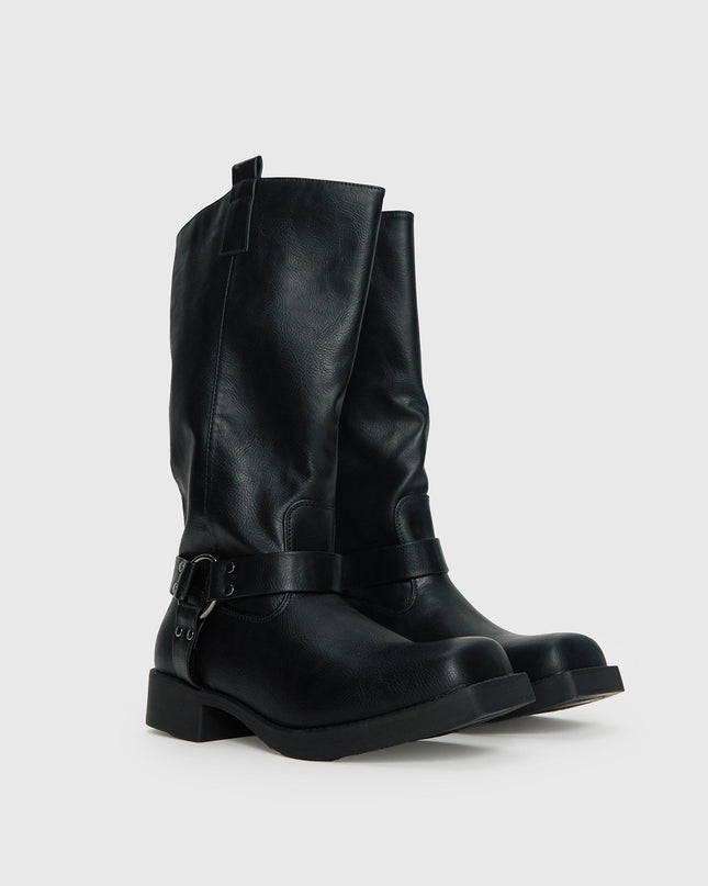 Wrecked Western Boots Black
