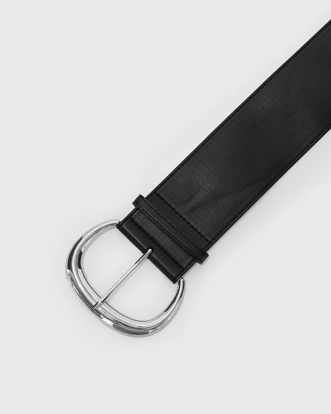 The Other Side Belt Black / Silver