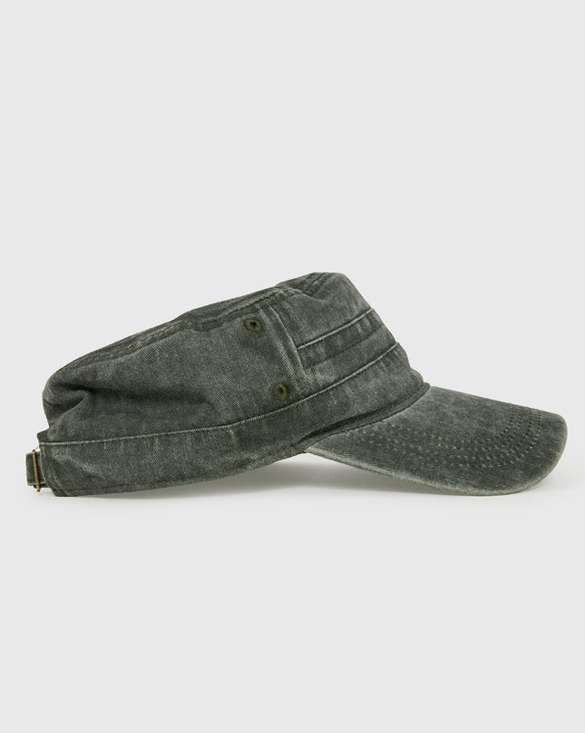 Odera Military Cap Washed Khaki