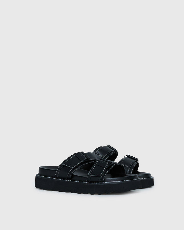 Ma Belle Sandals Contrast Stitch