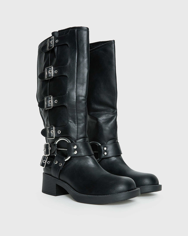 Buckle Down Boots Black