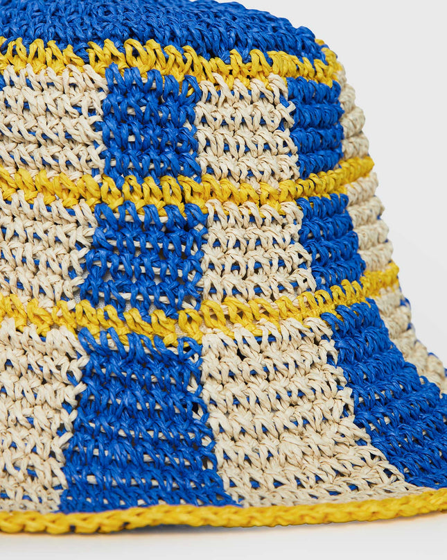 Count Me In Crochet Bucket Hat Multi