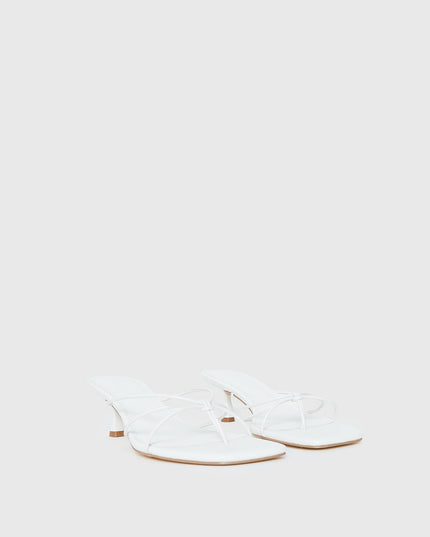 Avedon Heels White