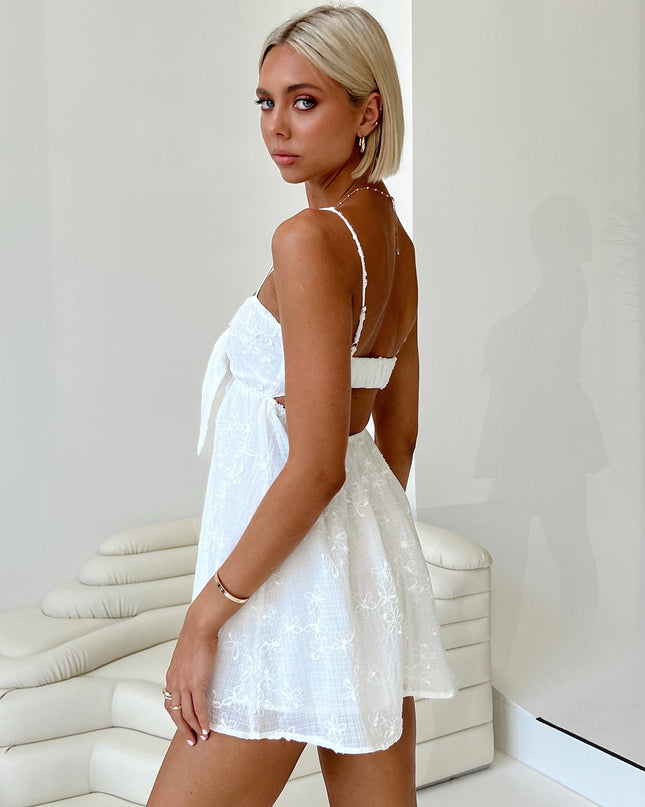 Granno Mini Dress White