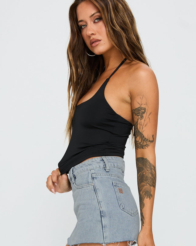 Ezekiel Nylon Top Black