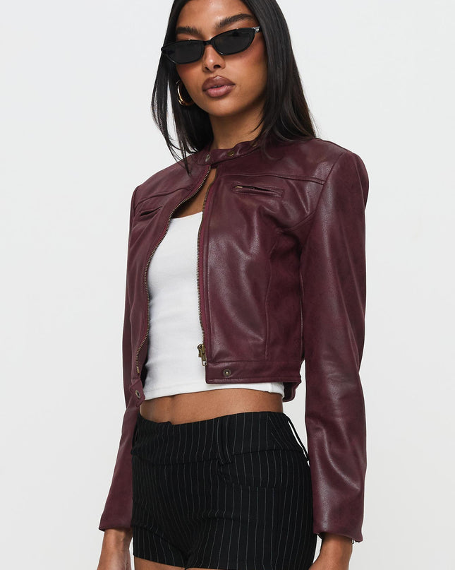 Anfield Jacket Burgundy
