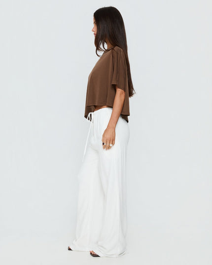 Parklea Linen Blend Pants White