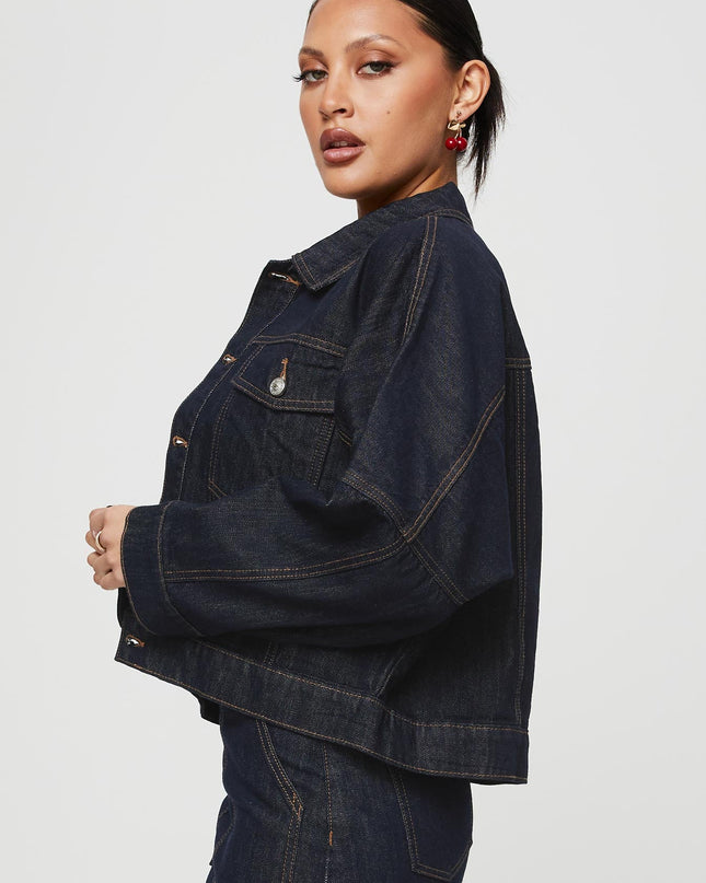 Hughes Jacket Dark Wash Denim
