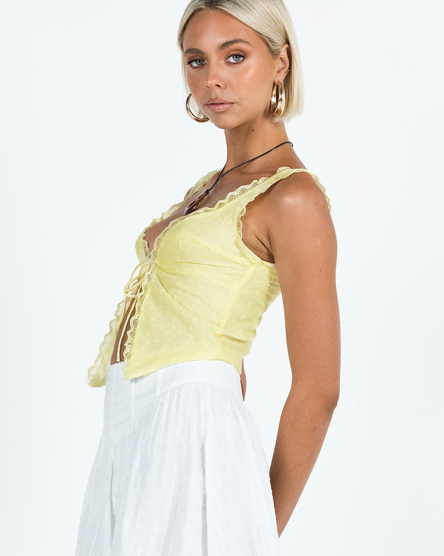 Merrelle Top Lemon