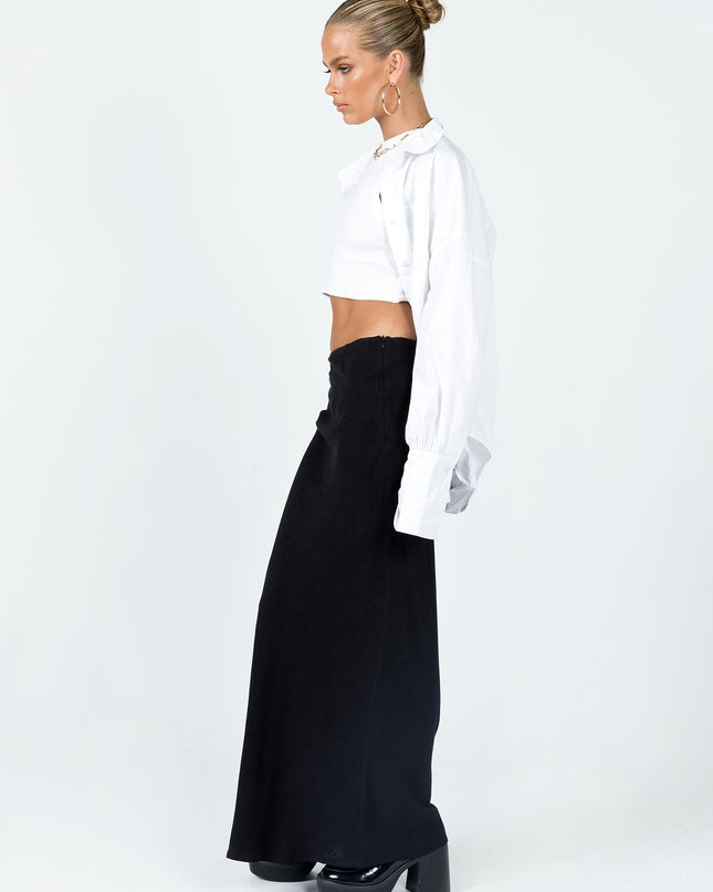 Jodie Maxi Skirt Black