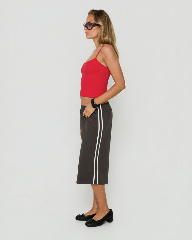 Sayllor Longline Sweat Shorts Iron Grey