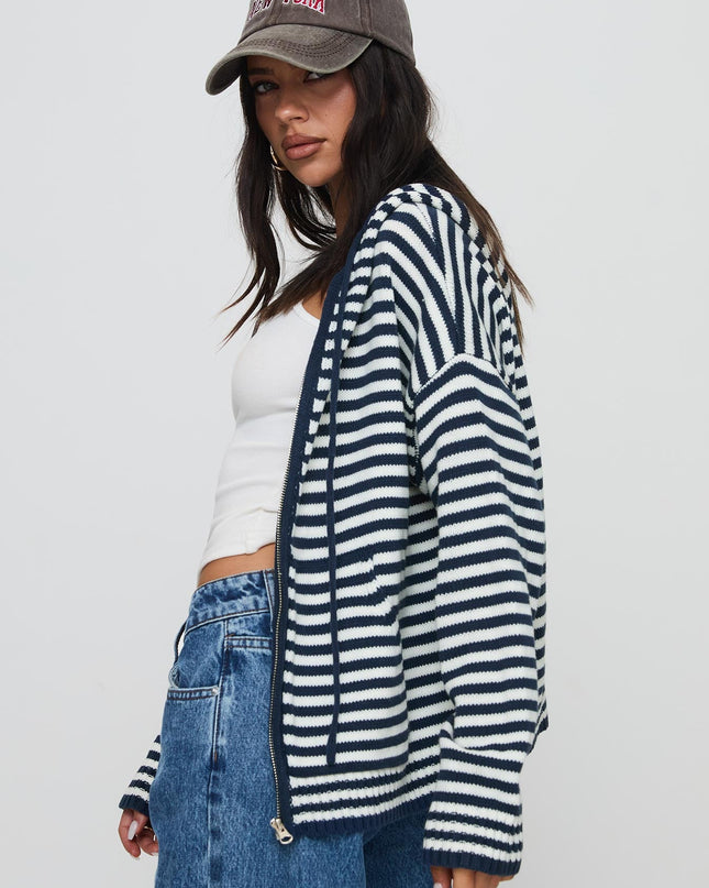 Brienna Zip Jacket Navy