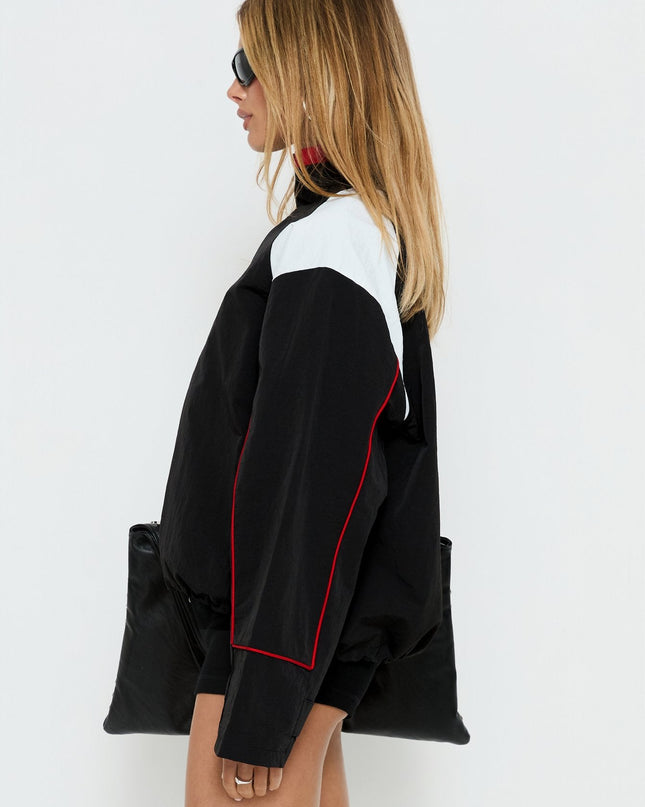 Shoreline Windbreaker Noir / White