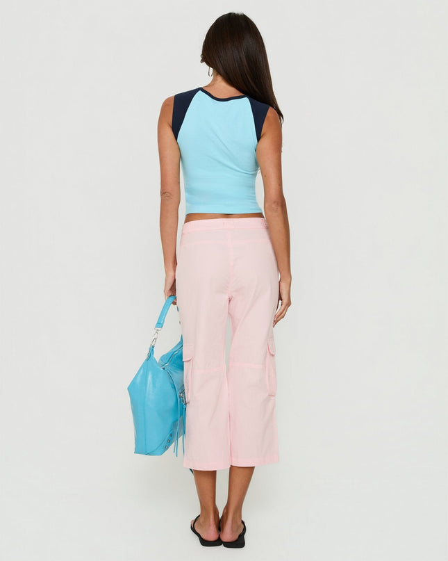 Indee Cropped Cargo Pants Marshmallow Pink