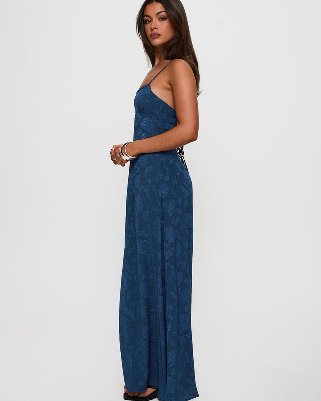 South Of France Maxi Dress Navy