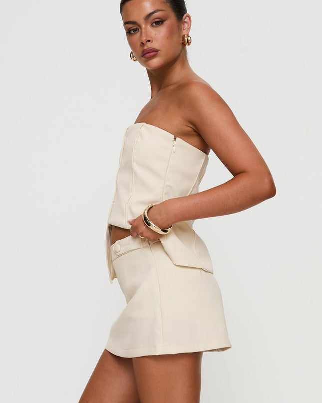 Full Disclosure Skort Cream